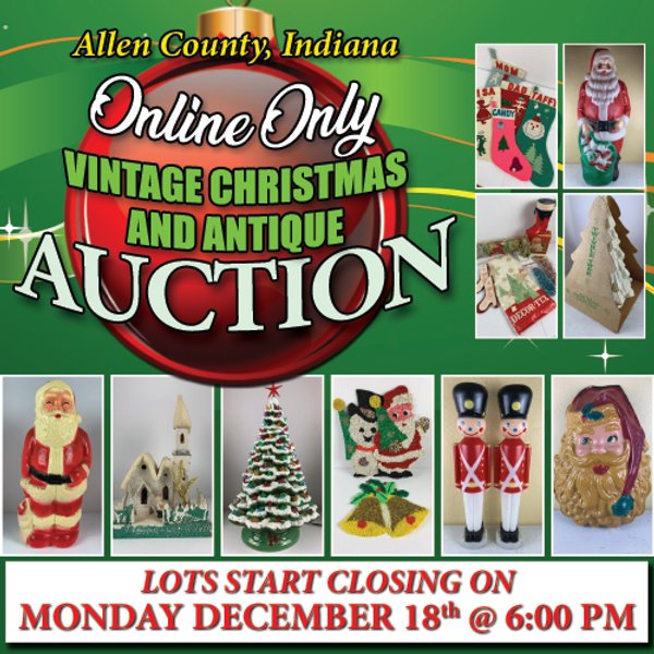 TIMED ONLINE PERSONAL PROPERTY AUCTION IN ALLEN COUNTY, INDIANA
