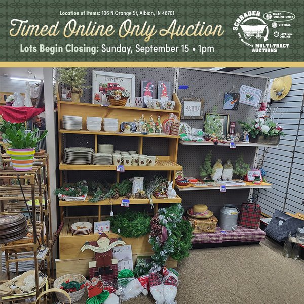 TIMED ONLINE ONLY PERSONAL PROPERTY IN NOBLE COUNTY, INDIANA
