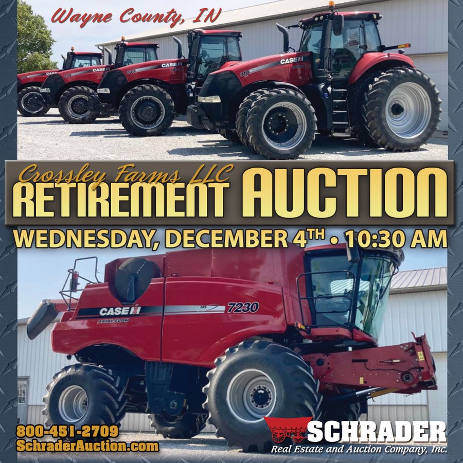 FARM EQUIPMENT AUCTION IN WAYNE COUNTY INDIANA