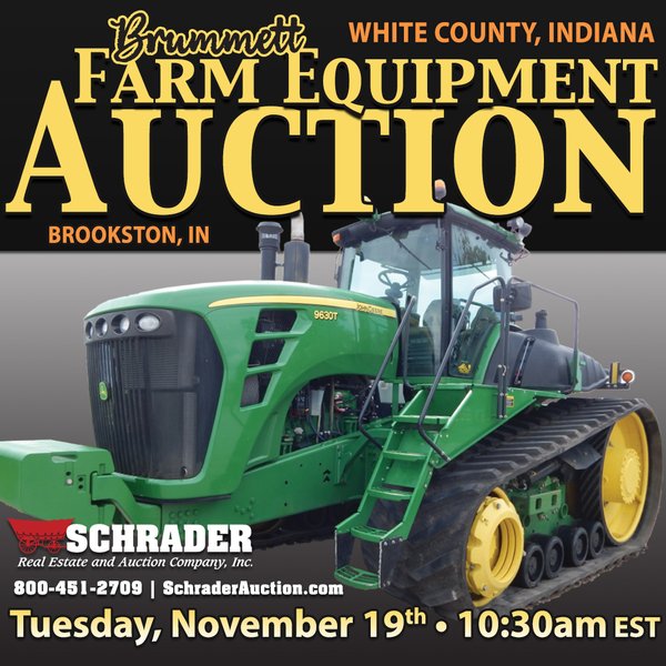 FARM EQUIPMENT AUCTION IN WHITE COUNTY INDIANA
