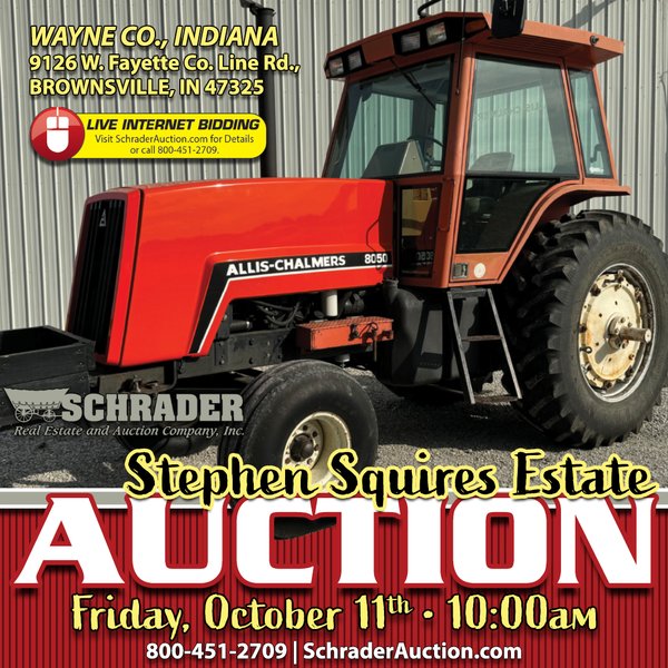 FARM EQUIPMENT AUCTION IN WAYNE COUNTY INDIANA