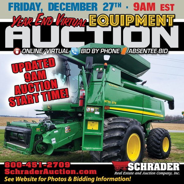 VIRTUAL YEAR END CONSIGNMENT FARM EQUIPMENT AUCTION