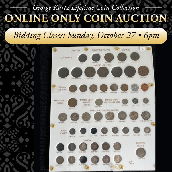 ONLINE ONLY COIN AUCTION IN ALLEN COUNTY INDIANA
