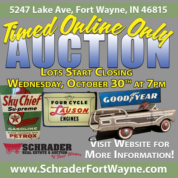 PERSONAL PROPERTY AUCTION IN ALLEN COUNTY INDIANA