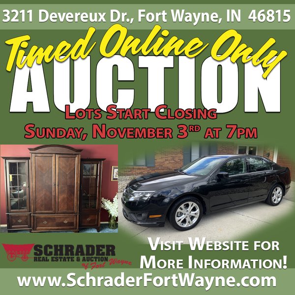 PERSONAL PROPERTY AUCTION IN ALLEN COUNTY INDIANA