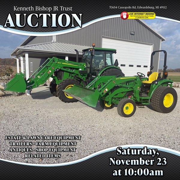 FARM EQUIPMENT AUCTION IN CASS COUNTY MICHIGAN