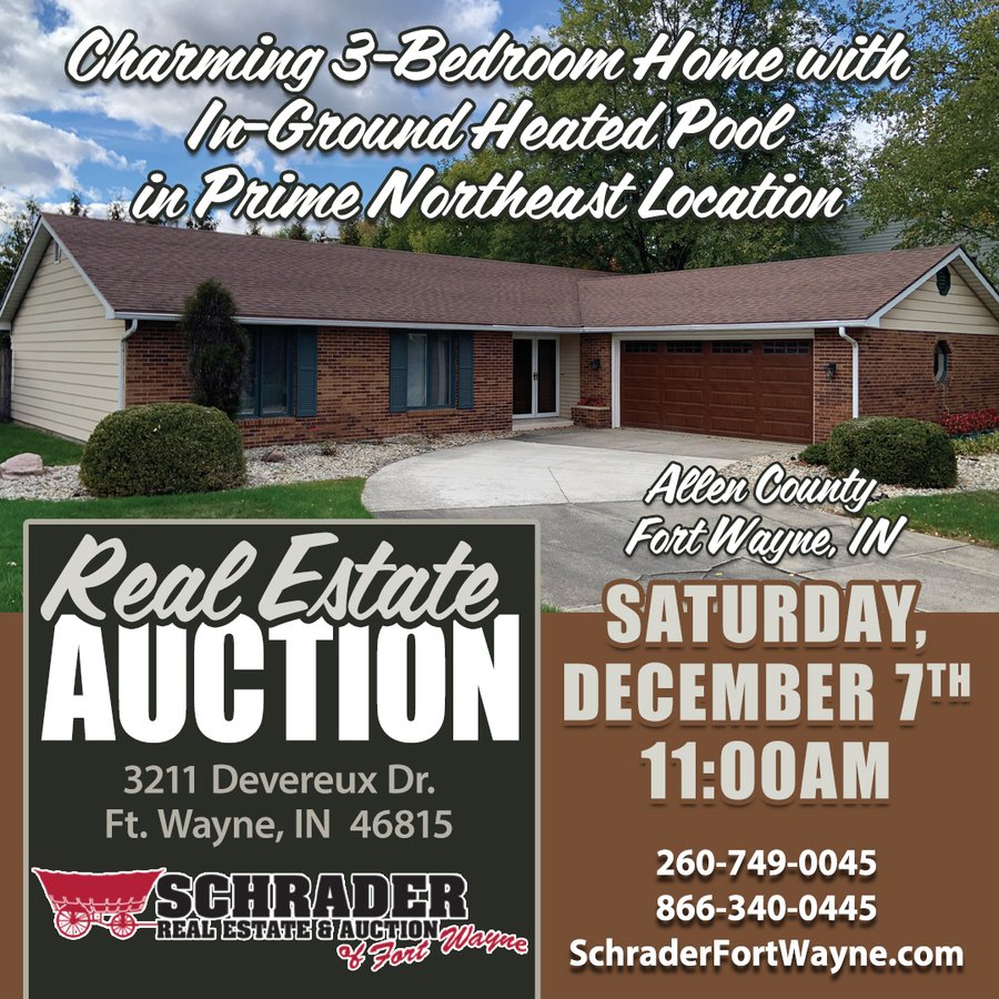 REAL ESTATE AUCTION IN ALLEN COUNTY, INDIANA
