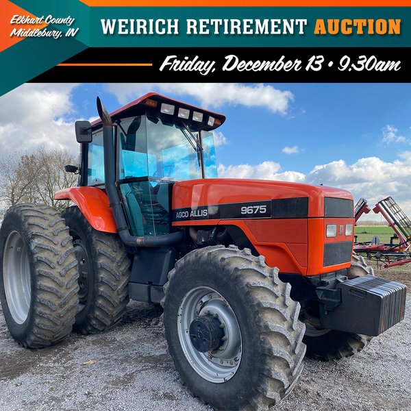 FARM EQUIPMENT AUCTION IN ELKHART COUNTY INDIANA