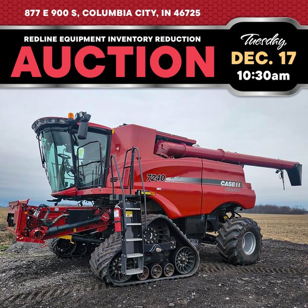 REDLINE EQUIPMENT INVENTORY REDUCTION AUCTION - WHITLEY COUNTY INDIANA