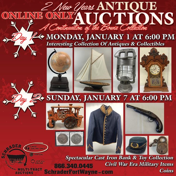 TIMED ONLINE ONLY PERSONAL PROPERTY AUCTION IN ALLEN COUNTY, INDIANA