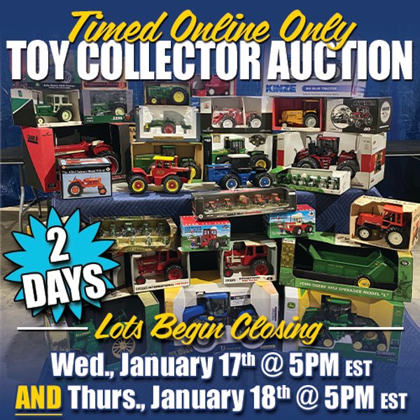 2 - DAY TIMED ONLINE TOY COLLECTOR AUCTION