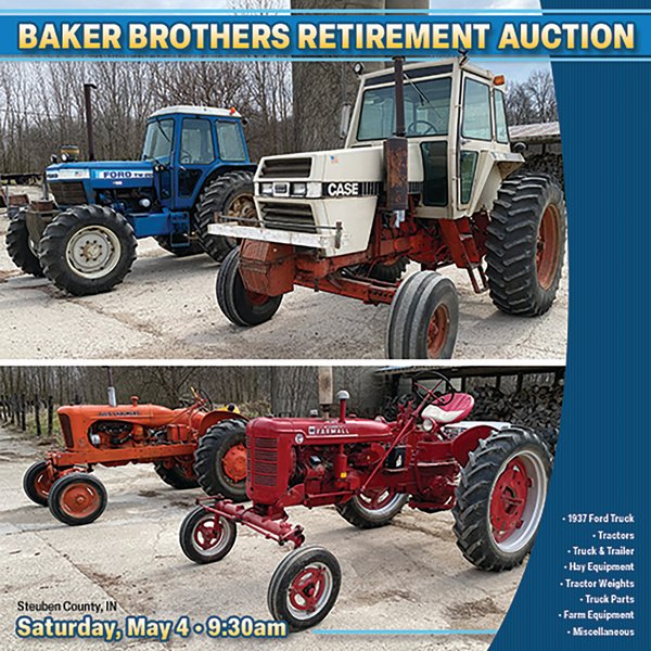 FARM EQUIPMENT AUCTION IN STEUBEN COUNTY, INDIANA