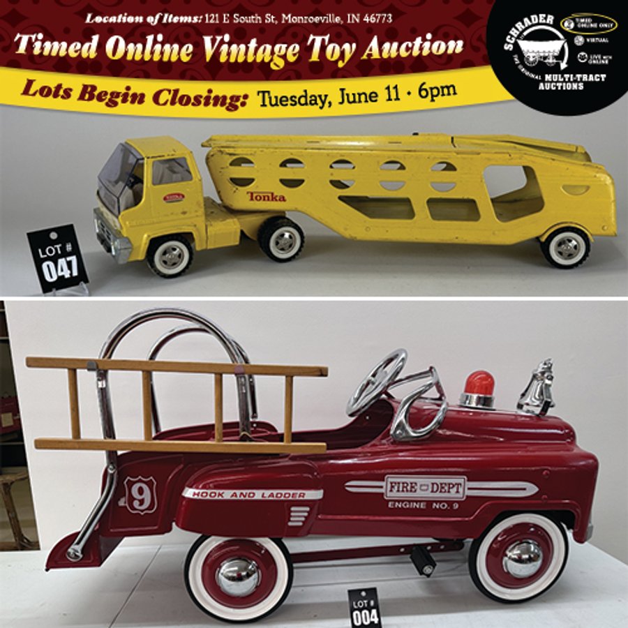 TIMED ONLINE VINTAGE TOY AUCTION #1 IN ALLEN COUNTY, INDIANA