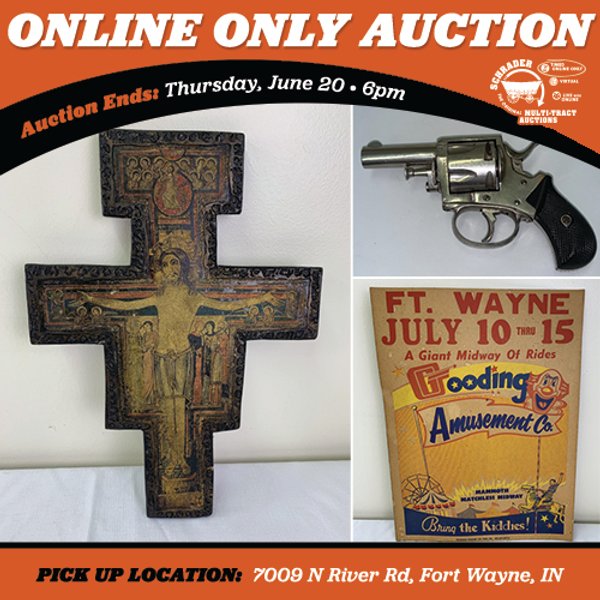 TIMED ONLINE ONLY PERSONAL PROPERTY AUCTION IN ALLEN COUNTY, INDIANA