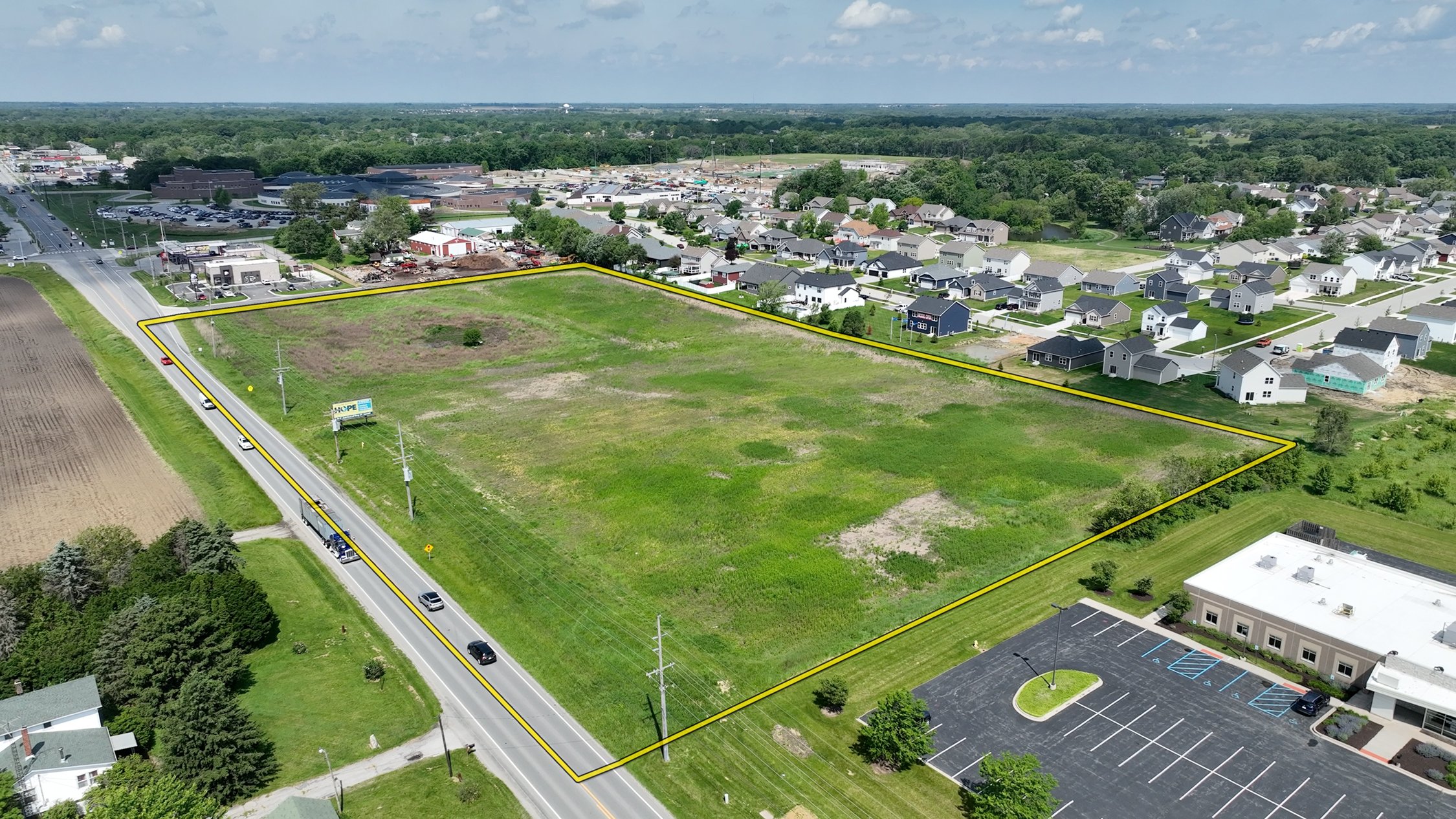 Property photo 1 - **CANCELED** DEVELOPMENT PROPERTY - 10+/- ACRES OFFERED IN 3 TRACTS OR ANY COMBINATION AND AS A WHOLE IN LAKE COUNTY, INDIANA