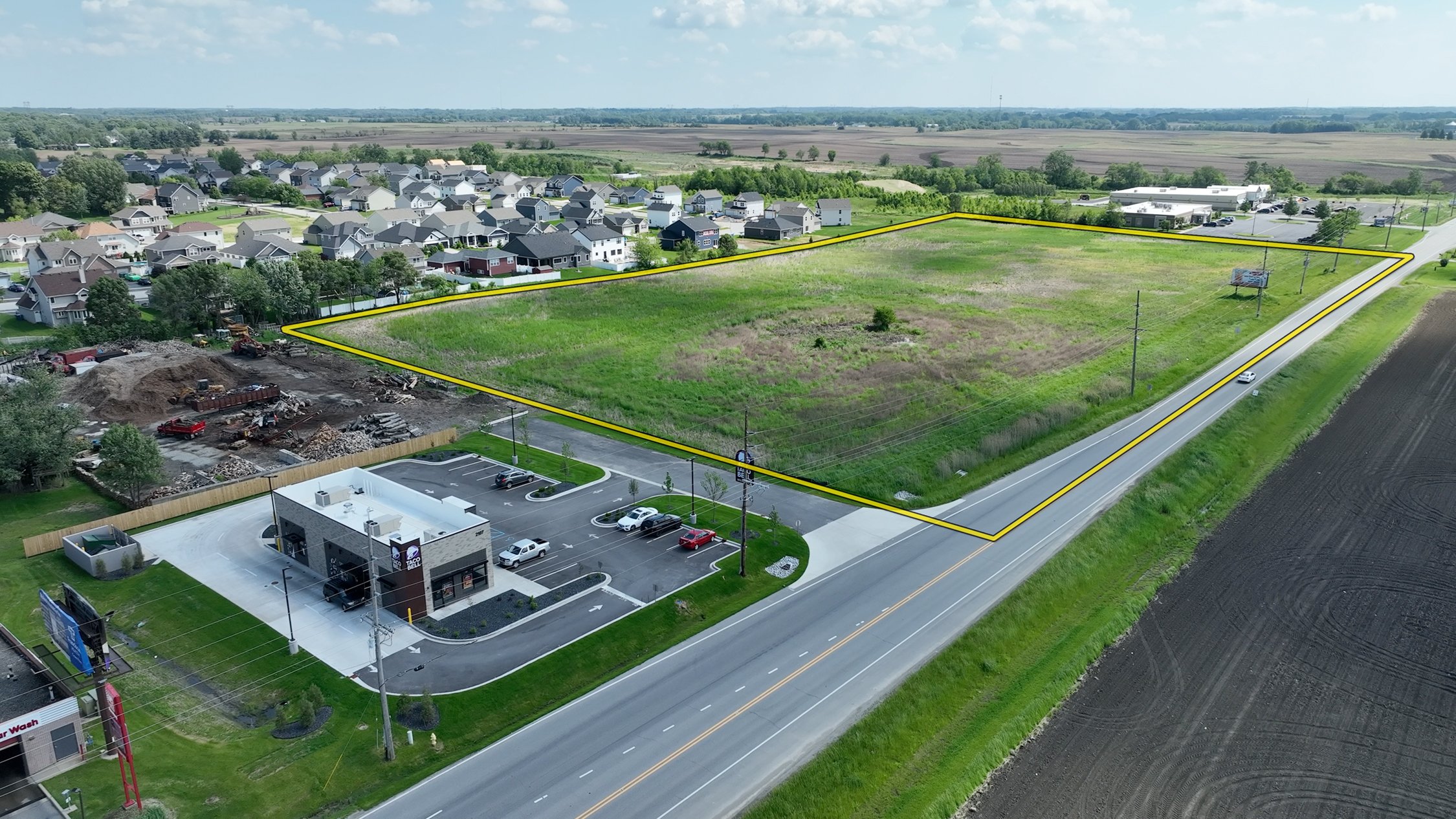 Property photo 2 - **CANCELED** DEVELOPMENT PROPERTY - 10+/- ACRES OFFERED IN 3 TRACTS OR ANY COMBINATION AND AS A WHOLE IN LAKE COUNTY, INDIANA