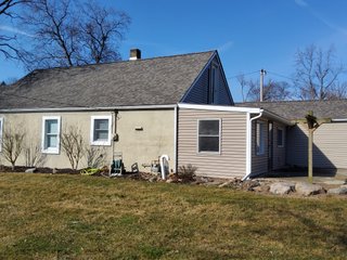 <li>2 Lots
<li> Home
<li> Pole Building
<li> Potential Building Sites

Tri-Lakes Regional Sewer District.<br>
Don't Miss This Opportunity to Buy This Ready to Move in Home!<br>
<b>LOT 1:</b> 1947+/- sq. ft. home & pole building, 3 bedrooms, 1 bath, living room, modern kitchen with appliances, porch & utility room, utilities in the basement, this home is recently remodeled with newer windows, wood flooring & carpet & roofing. New softener & water heater 2023. 33ft x 14ft attached garage. The pole building, 32ft x 40ft built in 2017 has a full bath, partially insulated, epoxy resin floors & two overhead doors & porch. Great for storage or finish for living quarters. Rear waterfront views adjoining the Tri-Lakes Park for your use & enjoyment. The property comes with a portable aluminum pier, the sellers have maintained this pier on Shriner Lake for years, there is no deeded easement to the lake, they have enjoyed use on the lake for years without incidence.<br><br>
<b>LOT 2:</b> Potential building site or extra parking, great location! Possible site for a new home or build a storage building or buy this lot with the home. - REAL ESTATE FOR SALE - HOME IN WHITLEY COUNTY, IN