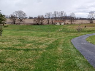 4.73 acres, 2030 +/- Sq. ft finished area and a full walkout basement ready to be finished, with plumbing for an extra bath there is a sink and bathtub to be installed , 2 bedrooms, potential for 3rd bedroom. Large Master bedroom with bath, shower and jetted tub, walk in Closet.  2 & 1/2 baths, living room, kitchen with custom cabinets, appliances, formal dining room,  screened porch, utilities in the basement, newer geothermal heat, Culligan softener &  attached garage. 24ft x 32ft Storage building. Don't miss this opportunity to buy this ready to move in home! - REAL ESTATE FOR SALE - 4.73+/- ACRES IN WHITLEY COUNTY, INDIANA