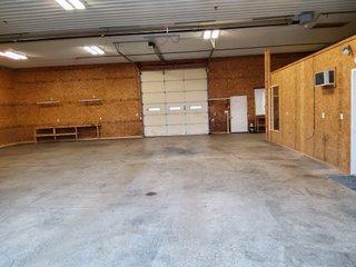 48'x 56' pole building, heated & insulated, 2 overhead doors, 1 bedroom apartment with kitchen & bath, or a great office area. Overhead storage area. 10 designated parking spots. Plenty of room for shop, hobbies or storage for RV's, cars or boats & an excellent business location.
 - REAL ESTATE FOR SALE - 1.63+/- ACRES IN WHITLEY COUNTY IN