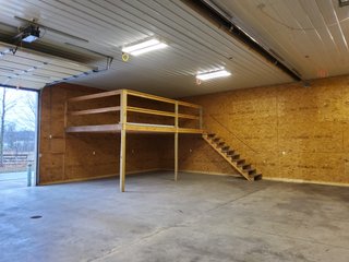 48'x 56' pole building, heated & insulated, 2 overhead doors, 1 bedroom apartment with kitchen & bath, or a great office area. Overhead storage area. 10 designated parking spots. Plenty of room for shop, hobbies or storage for RV's, cars or boats & an excellent business location.
 - REAL ESTATE FOR SALE - 1.63+/- ACRES IN WHITLEY COUNTY IN