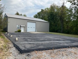 48'x 56' pole building, heated & insulated, 2 overhead doors, 1 bedroom apartment with kitchen & bath, or a great office area. Overhead storage area. 10 designated parking spots. Plenty of room for shop, hobbies or storage for RV's, cars or boats & an excellent business location.
 - REAL ESTATE FOR SALE - 1.63+/- ACRES IN WHITLEY COUNTY IN