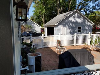 Beautiful country home. 2,692+/- finished sq. ft. home or a total of  3,588+/- sq. ft., 2 pole buildings 40'x75' & 50'x50' w/ interconnecting corridor, both heated & insulated. One has been used as a shop/storage/commercially & has water & rest room. The other has multi-uses w/ tile flooring, full bath & kitchenette great for get-togethers, auto storage & many other uses & a 32'x40' pole building w/ gravel floor great for horses & livestock or extra storage, an additional separate 2 car garage. The home has had many updates most noticeably a totally remodeled master suite, flooring throughout the home, a second main floor bedroom w/ walkout deck & patio, there is a 3rd bedroom, upstairs & large landing w/ room for an extra bed. One & a half baths, large living room, sliding door to deck & patio. Eat in kitchen w/ appliances, a separate dining area. Central air & heat pump. Shady rear patio & deck. The basement is partially finished. There are many updates & amenities too numerous to mention & must be seen in person. A great property for storage, business, hobbies and/or livestock. Stocked fish pond, pasture & potential building site. Come & investigate the potential. - REAL ESTATE FOR SALE - 10.2+/- ACRES IN WHITLEY COUNTY INDIANA