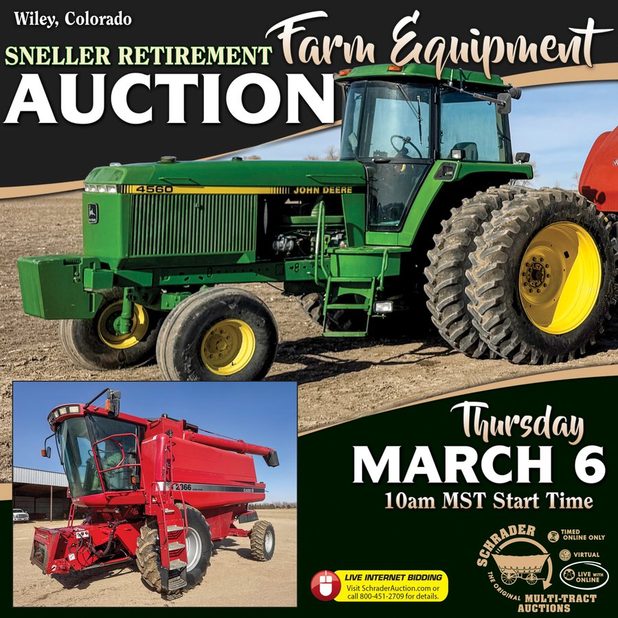 FARM EQUIPMENT AUCTION IN PROWERS COUNTY COLORADO