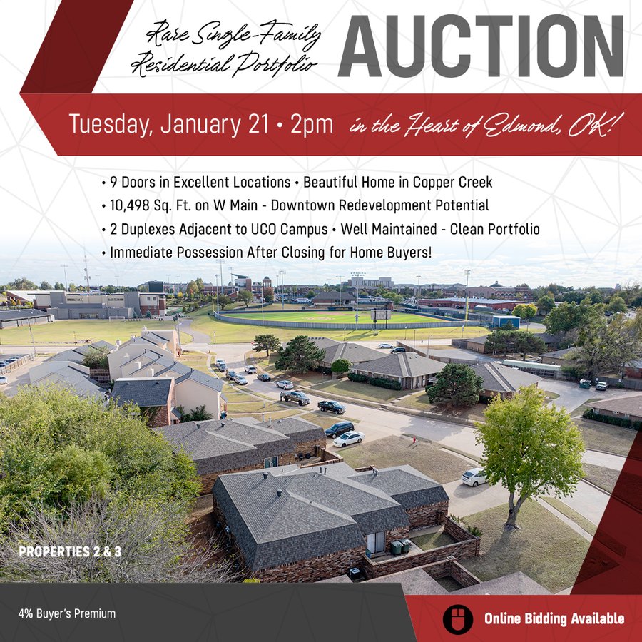 RARE SINGLE-FAMILY RESIDENTIAL PORTFOLIO IN THE HEART OF EDMOND!