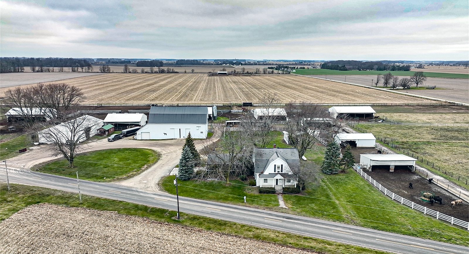 Property photo 1 - CANCELLED: 115.75+/- ACRES OF FARMLAND OFFERED IN 4 TRACTS IN SPENCERVILLE OHIO - ALLEN COUNTY OH