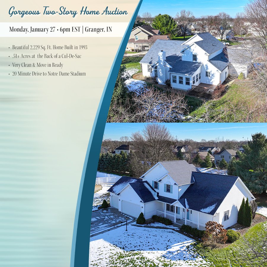 REAL ESTATE AUCTION IN ST JOE COUNTY INDIANA