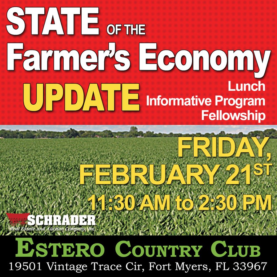 STATE OF THE FARMER'S ECONOMY UPDATE IN FORT MYERS, FLORIDA