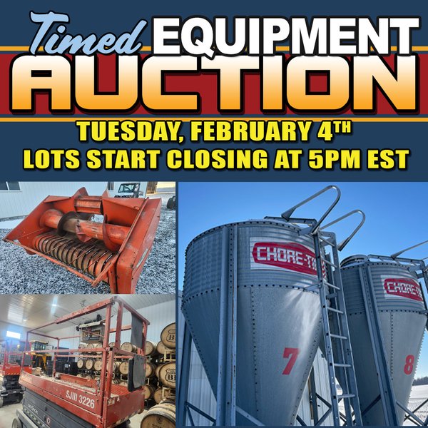 FEBRUARY TIMED ONLY FARM EQUIPMENT AUCTION