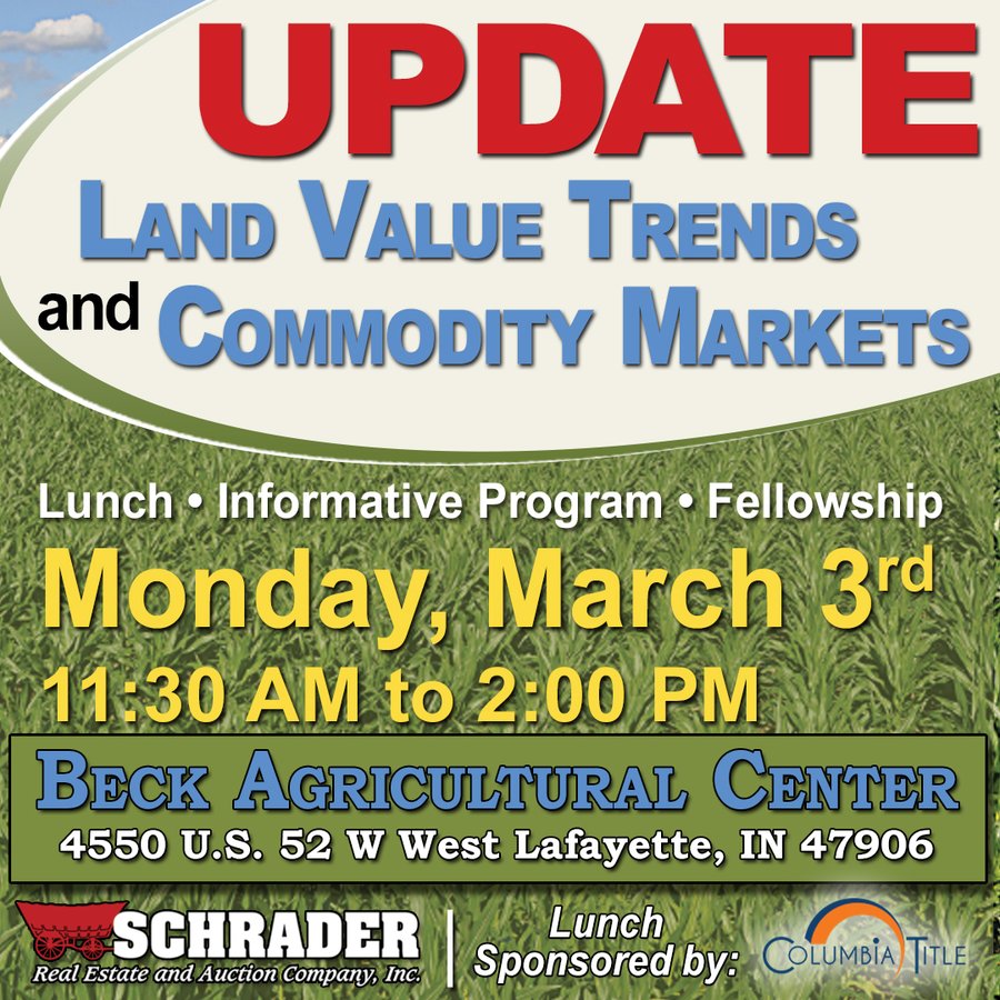 STATE OF THE FARMER'S ECONOMY UPDATE IN WEST LAFAYETTE IN