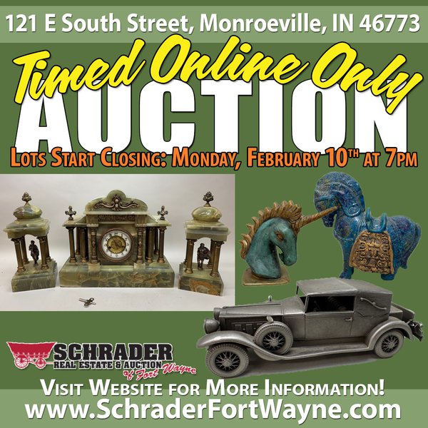 PERSONAL PROPERTY AUCTION IN ALLEN COUNTY INDIANA