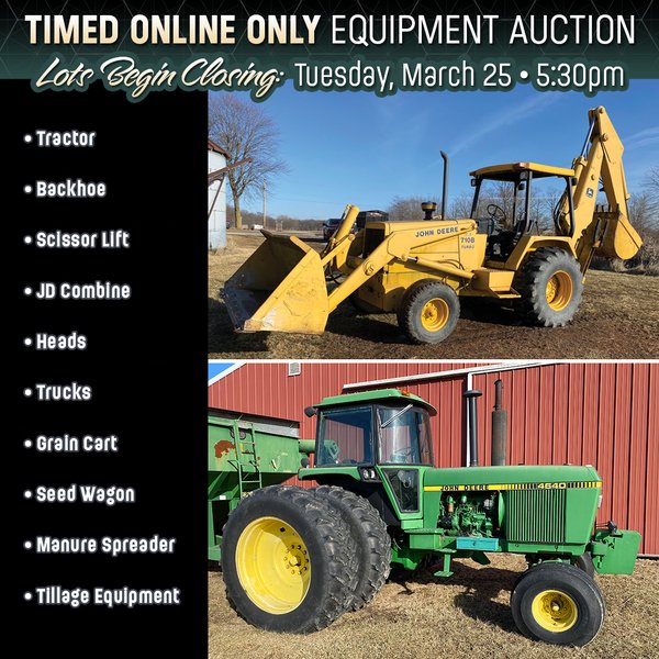 FARM EQUIPMENT AUCTION IN DEKALB COUNTY INDIANA