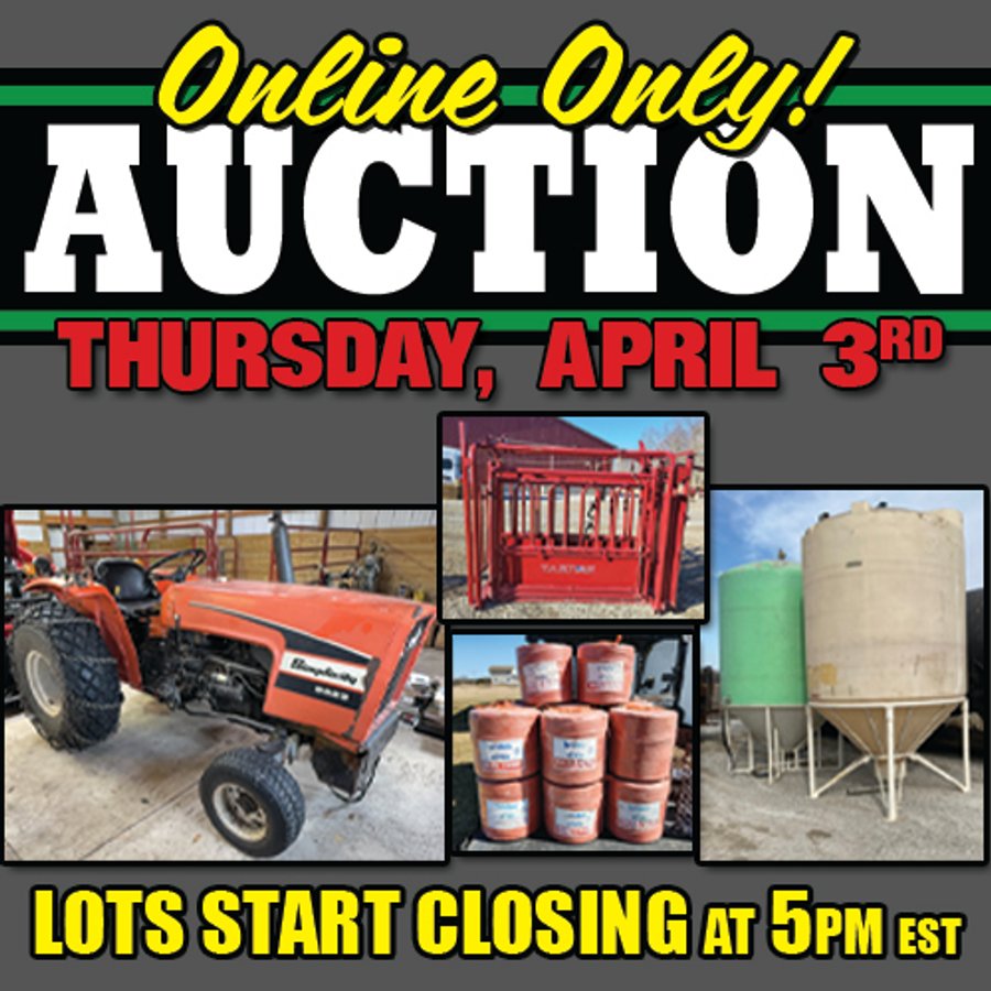 TIMED ONLINE ONLY FARM EQUIPMENT AUCTION