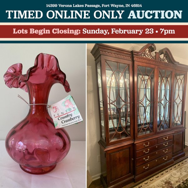 PERSONAL PROPERTY AUCTION IN ALLEN COUNTY INDIANA