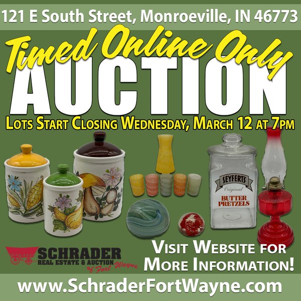 PERSONAL PROPERTY AUCTION IN ALLEN COUNTY INDIANA
