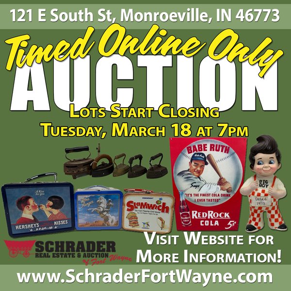 PERSONAL PROPERTY AUCTION IN ALLEN COUNTY INDIANA