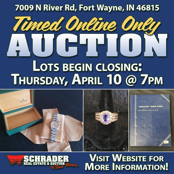 PERSONAL PROPERTY AUCTION IN ALLEN COUNTY INDIANA