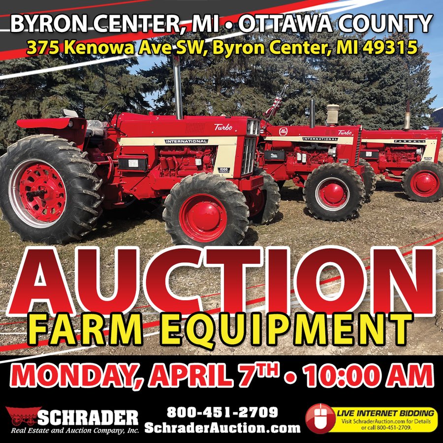 FARM EQUIPMENT AUCTION IN OTTAWA COUNTY MICHIGAN