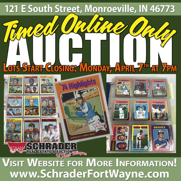 PERSONAL PROPERTY AUCTION IN ALLEN COUNTY INDIANA