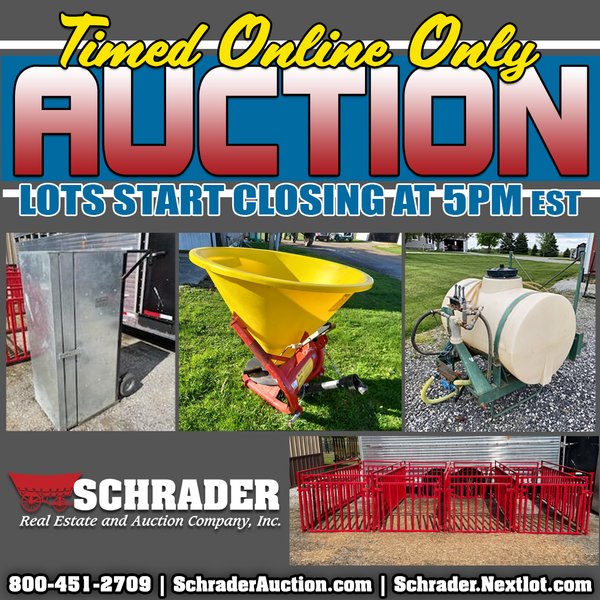 TIMED ONLINE ONLY FARM EQUIPMENT AUCTION