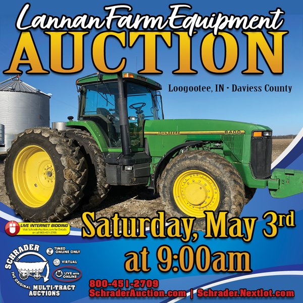 FARM EQUIPMENT AUCTION IN DAVIESS COUNTY INDIANA