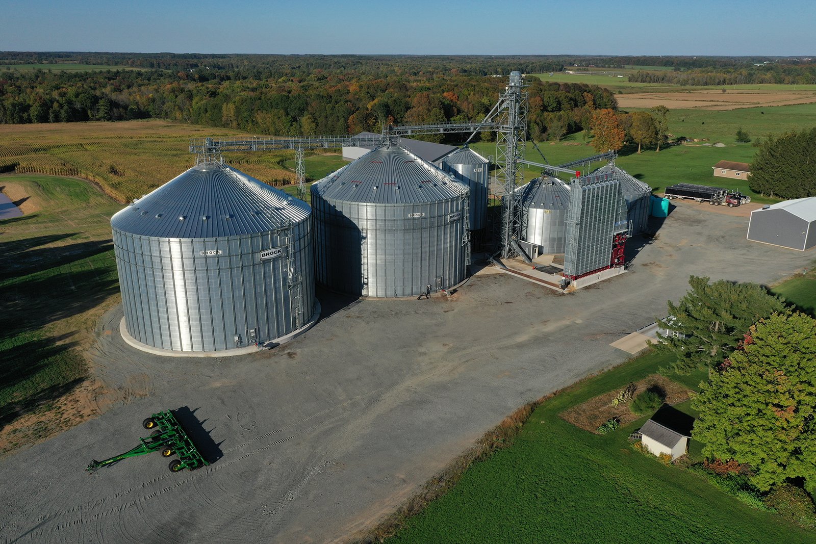Property photo 1 - SEALED BID - 818,000 BU. GRAIN SYSTEM AND 12,600 SQ. FT. SHOP OFFERED IN 2 TRACTS IN CLARK COUNTY, WISCONSIN