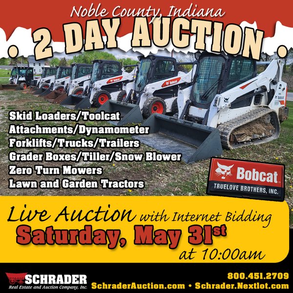 FARM EQUIPMENT AUCTION IN NOBLE COUNTY, INDIANA