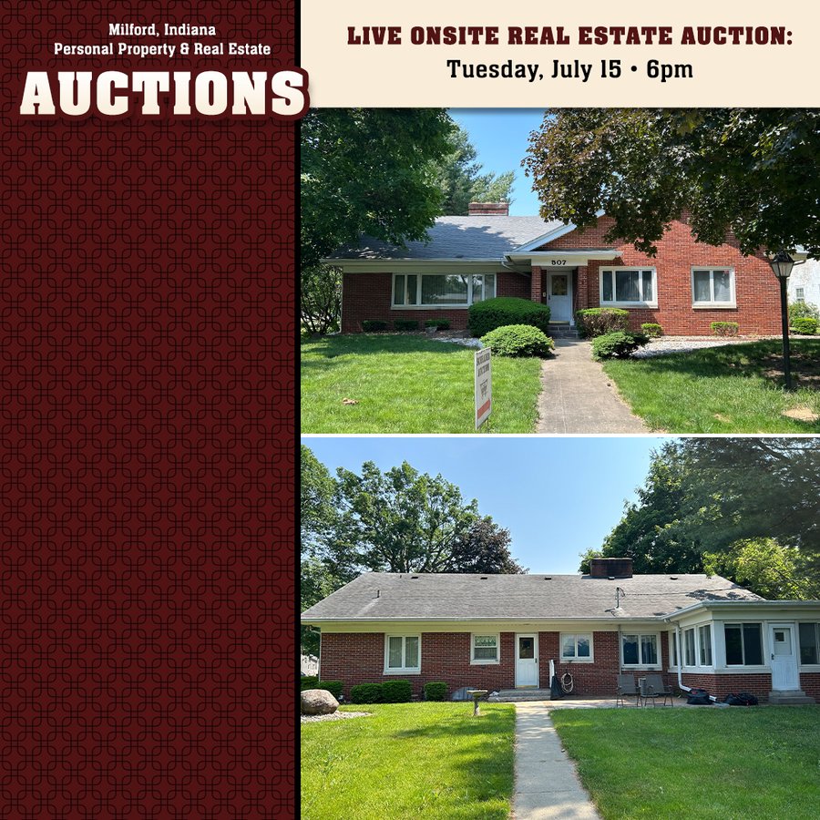 REAL ESTATE AUCTION OFFERED IN 1 TRACT IN KOSCIUSKO COUNTY, INDIANA