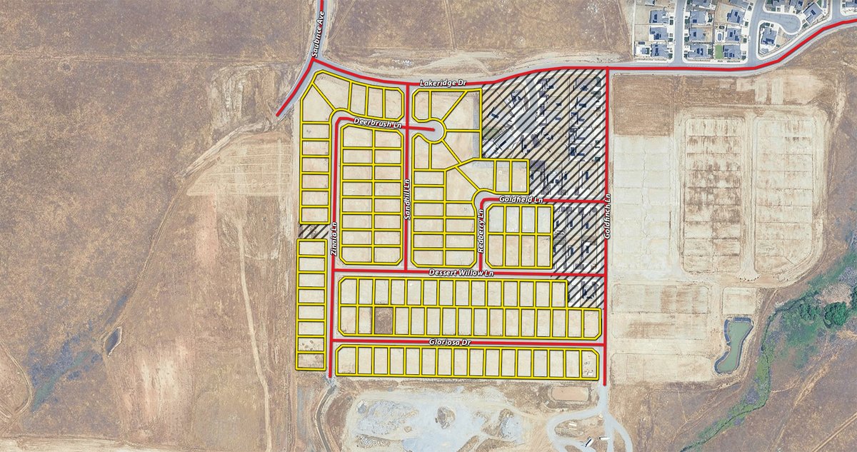 Tract map - SEALED BID AUCTION-108 VACANT LOTS NEAR MILLERTON LAKE, CA, OFFERED IN A SINGLE TRACT