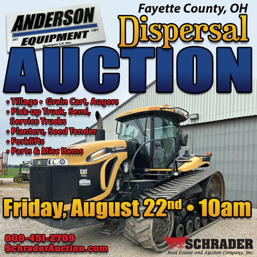 FARM EQUIPMENT AUCTION IN FAYETTE COUNTY, OHIO