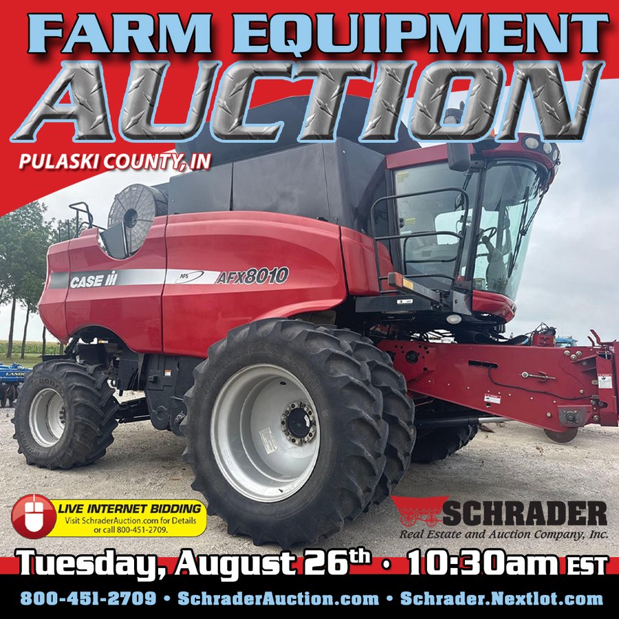 FARM EQUIPMENT AUCTION IN PULASKI COUNTY INDIANA
